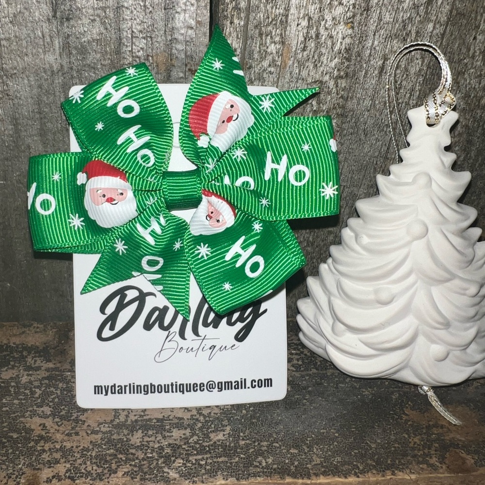 Adorable 12 pc Christmas hair bows
